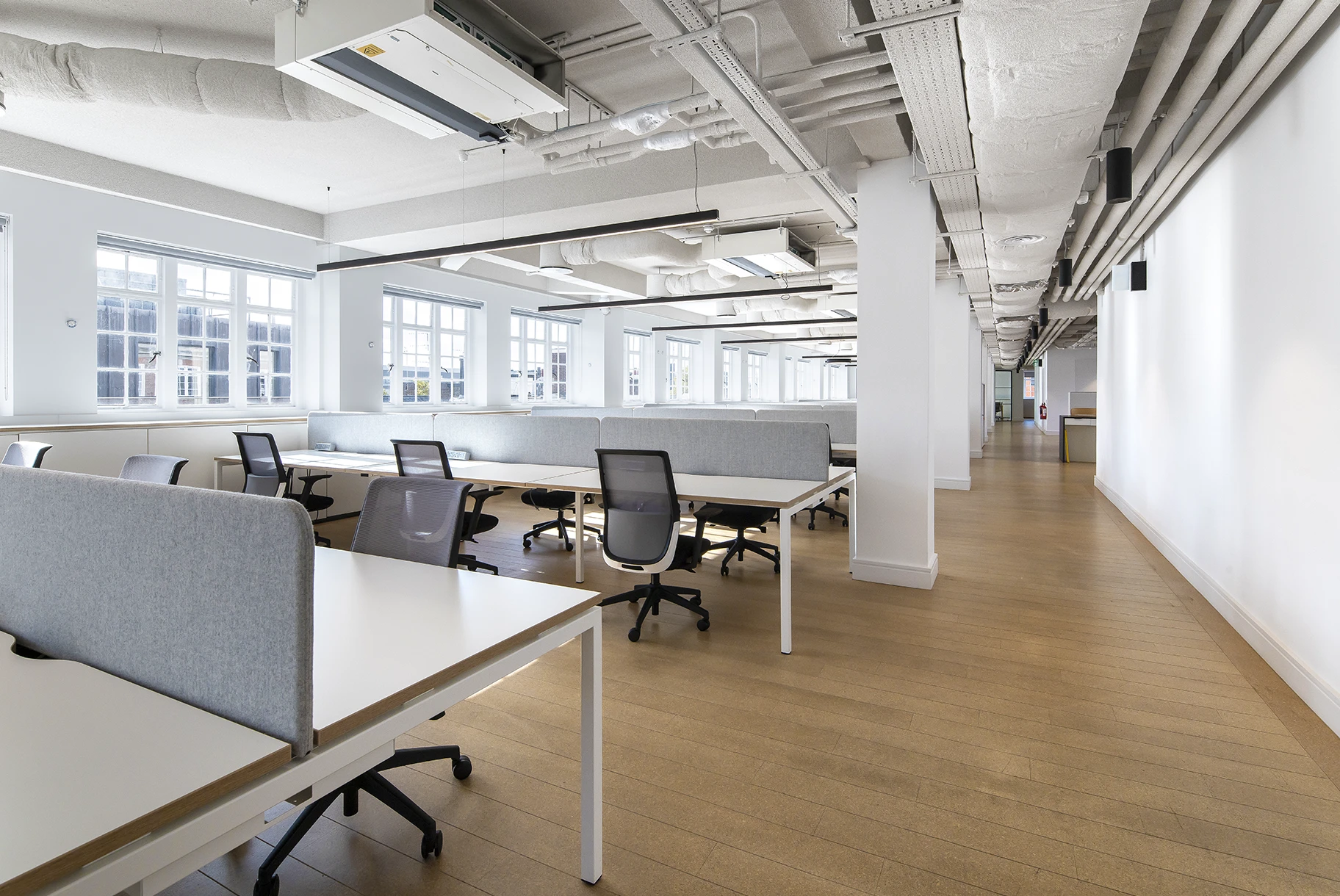 4th floor open plan workspace - CAT A+ fit out 2